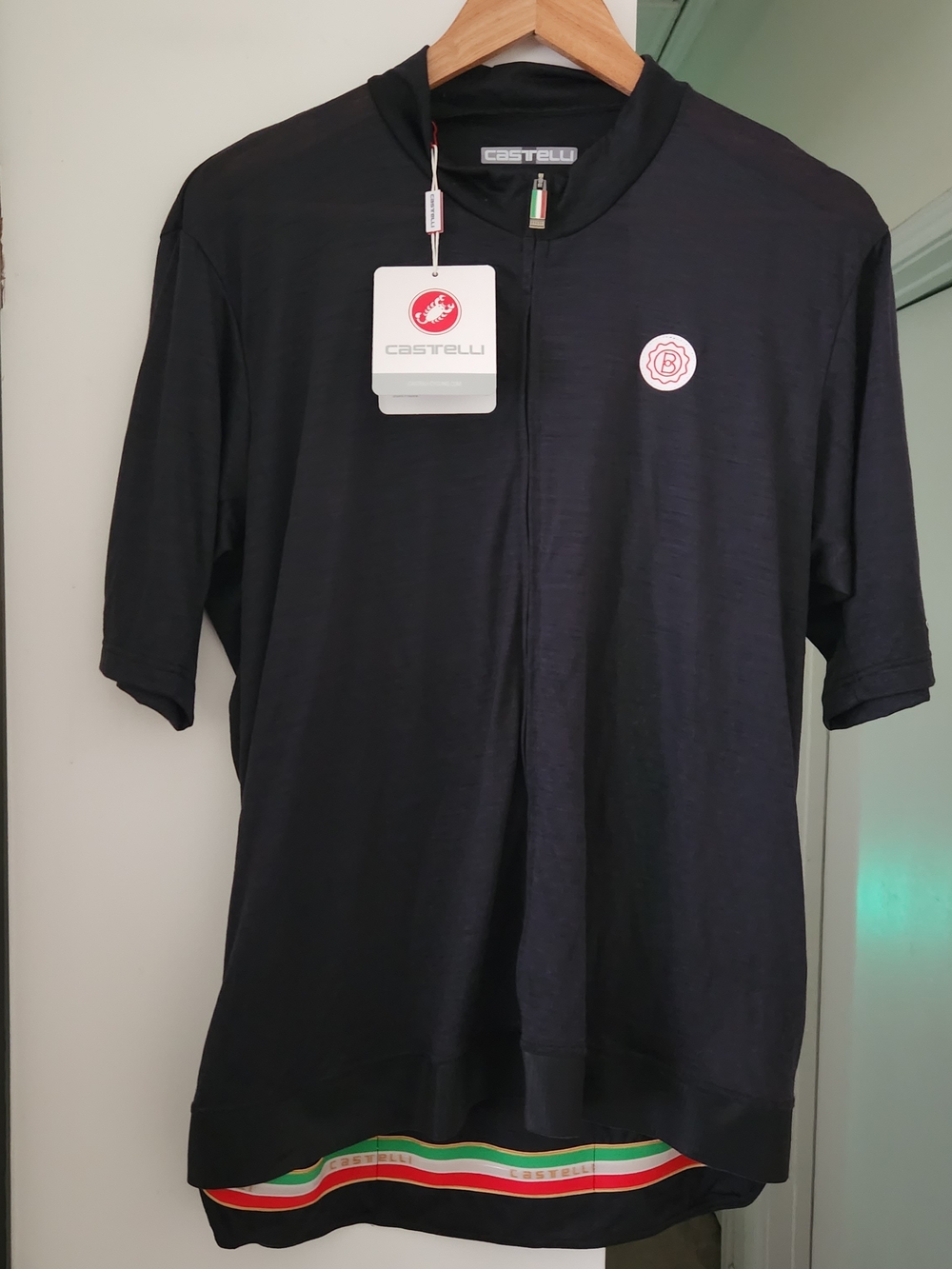 NEW CASTELLI Officina BATTAGLIN Cycling Jersey Men's 3XL 🇮🇹 Italy Made Black